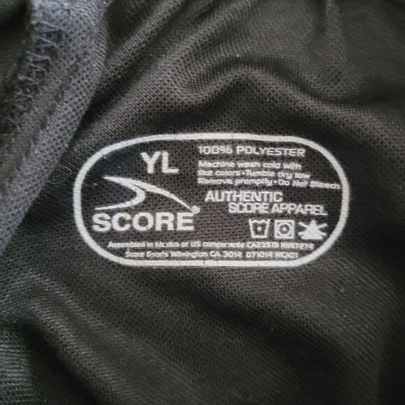 Score active wear boys size XL black basketball shorts - Picture 2 of 2